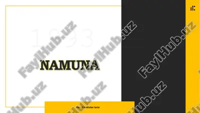 temuriylar shajarasini tuzish — PDF