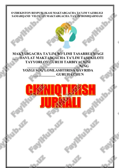 maktabgacha ta’lim tashkiloti — DOC