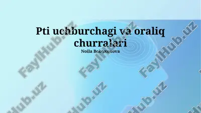 ptolemey teoremasi va oraliq simlar — PPTX