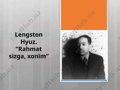 rahmatsizga, xonim — PPTX