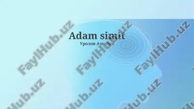 "adam kunjutli bulochkasi" — PPTX