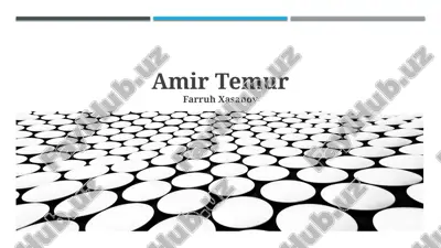 amir temur — PPTX