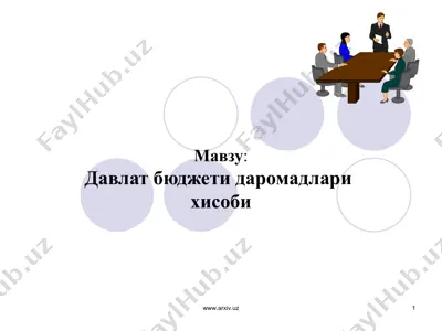 давлат бюджети даромадлари хисоби — PPT