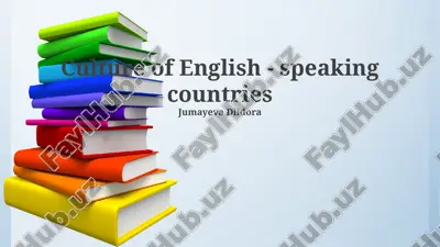 culture of english-speaking countries — PPTX