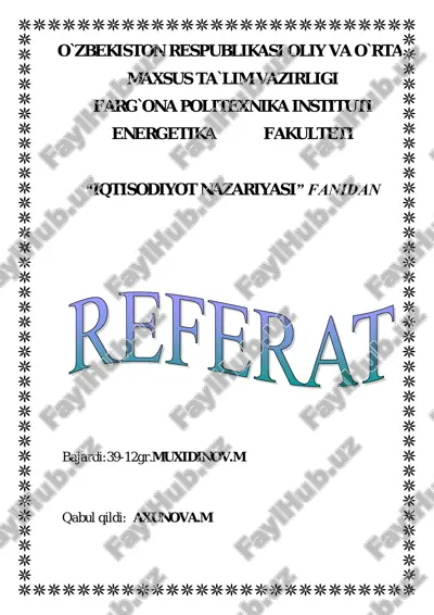 raqobat va monopoliya — PDF