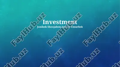 investment fundamentals — PPTX