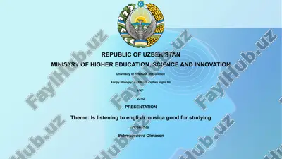 is listening to english musiqa good for studying — PPTX