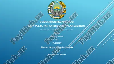 irsiyat qonunlari — PPTX