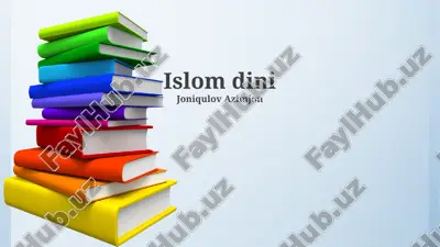 islom dini — PPTX
