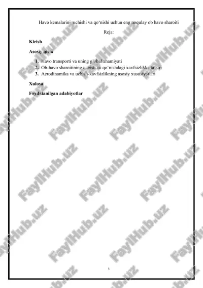 ob-havo sharoiti — DOCX