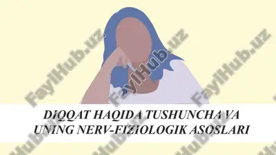 diqqat haqida tushuncha va uning nerv-fiziologik asoslari — PPTX