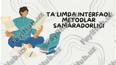 interfaol metodlar — PDF