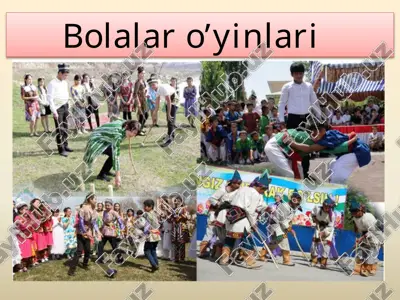 bolalar oʻyini — PPTX