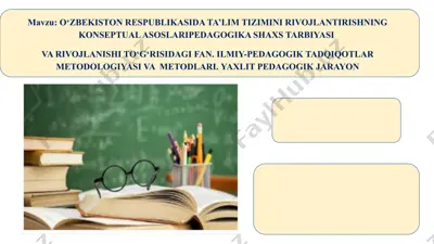 ta'lim tugrisidagi yangi qonun: asosiylari haqida qisqacha — PPTX