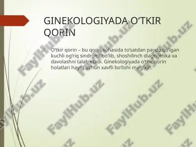 ginekologiyada_otkir_qorin_25bet — PPTX