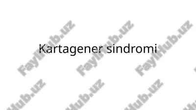 kartagener sindromi — PPTX