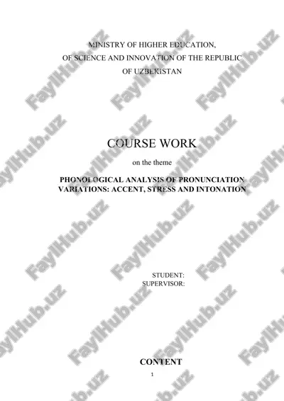 phonological analysis of pronunciation variations — DOCX
