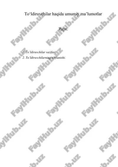 to‘ldiruvchilar haqida umumiy ma’lumotlar — DOCX