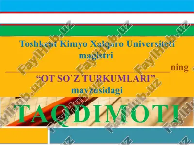 ot so'z turkumlari — PPTX