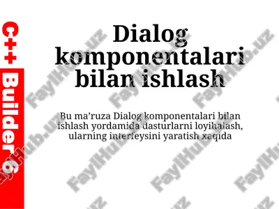dialogkomponentalaribilanishlash — PPTX
