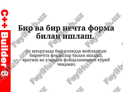 ixtiyoriy ilova — PPTX