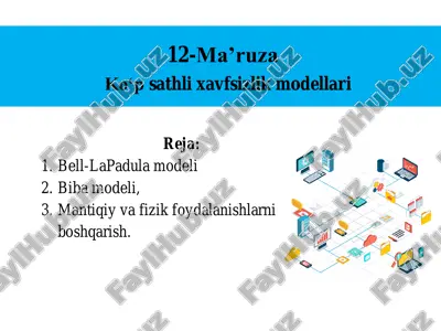 ko‘p sathli xavfsizlik modellari — PDF