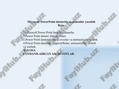 microsoft powerpoint — PPTX