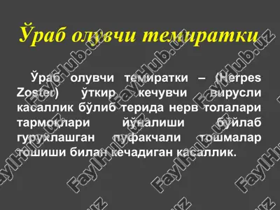 o'rab oluvchi temiratki — PPTX