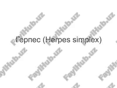 gerpes (herpes simplex) — PPTX
