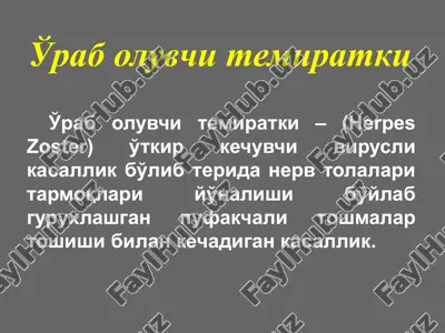 o'rab oluvchi temiratki — PPTX