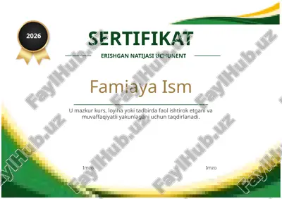 sertifikat — PPTX