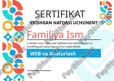 sertifikat — PPTX