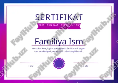 sertifikat — PPTX
