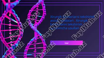 xirurgik bemorlarni tekshirish asosiy qoidalari — PPTX