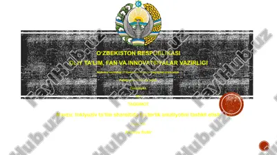 inklyuziv ta’lim sharoitida tyutorlik amaliyotini tashkil etish — PPTX