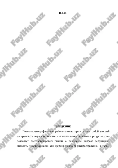 pochvenno-geograficheskoe rayonirovanie — DOCX