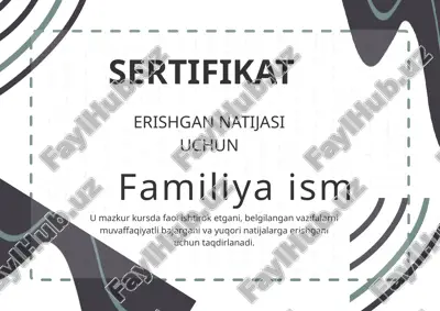 sertifikat — PPTX