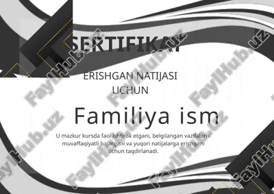 sertifikat — PPTX