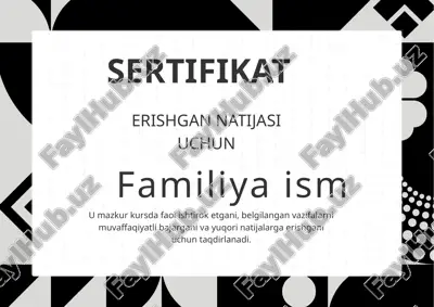 sertifikat — PPTX