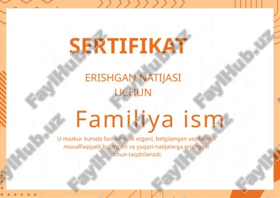 sertifikat — PPTX