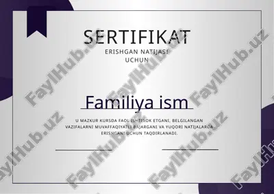 sertifikat — PPTX