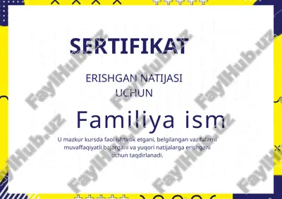 sertifikat — PPTX