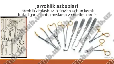 jarrohlik asboblari — PPTX