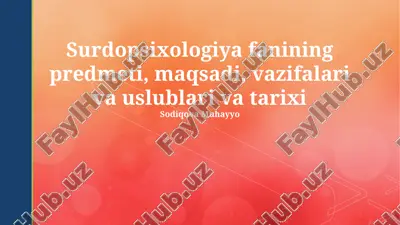 surdopedagogika — PPTX