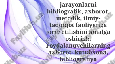 axborot qidirish boʻyicha tadqiqot va ishlab chiqish — PPTX