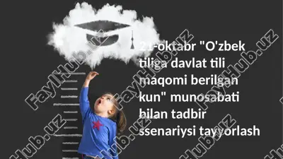 tadbir ssenariysi tayyorlash — PPTX