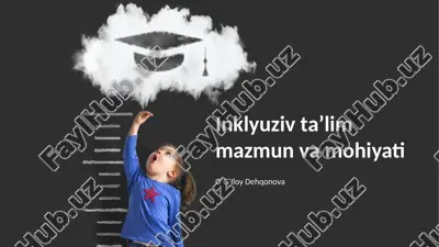 inklyuziv ta’lim mazmun va mohiyati — PPTX