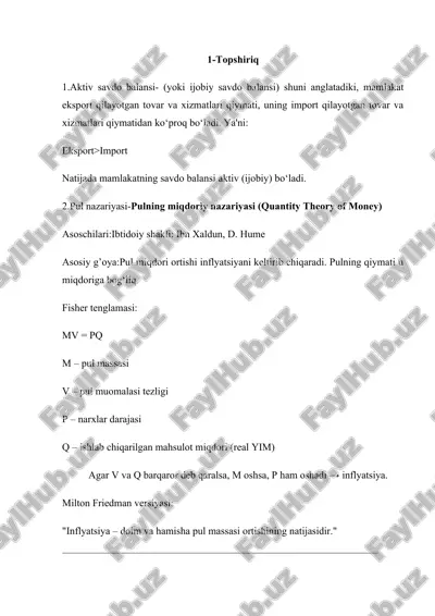 pulning zamonaviy — DOCX