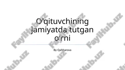 aql va kelajakni shakillantirish — PPTX