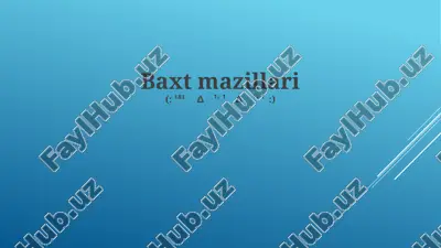 tug'ilgan kunlar tarixi — PPTX